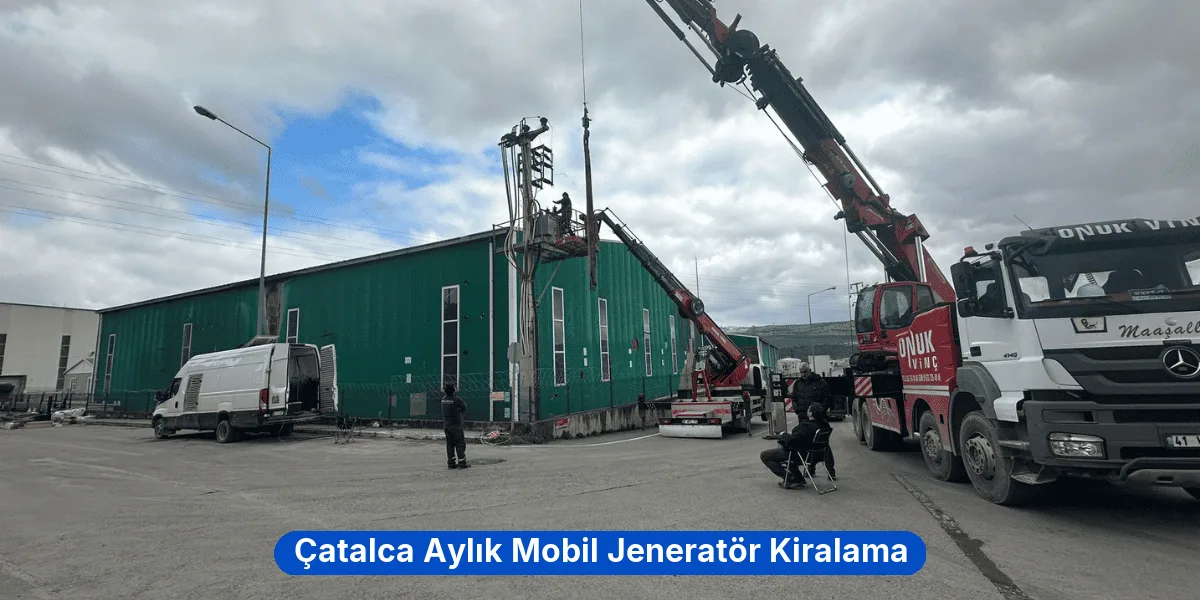 Çatalca Aylık Mobil Jeneratör Kiralama