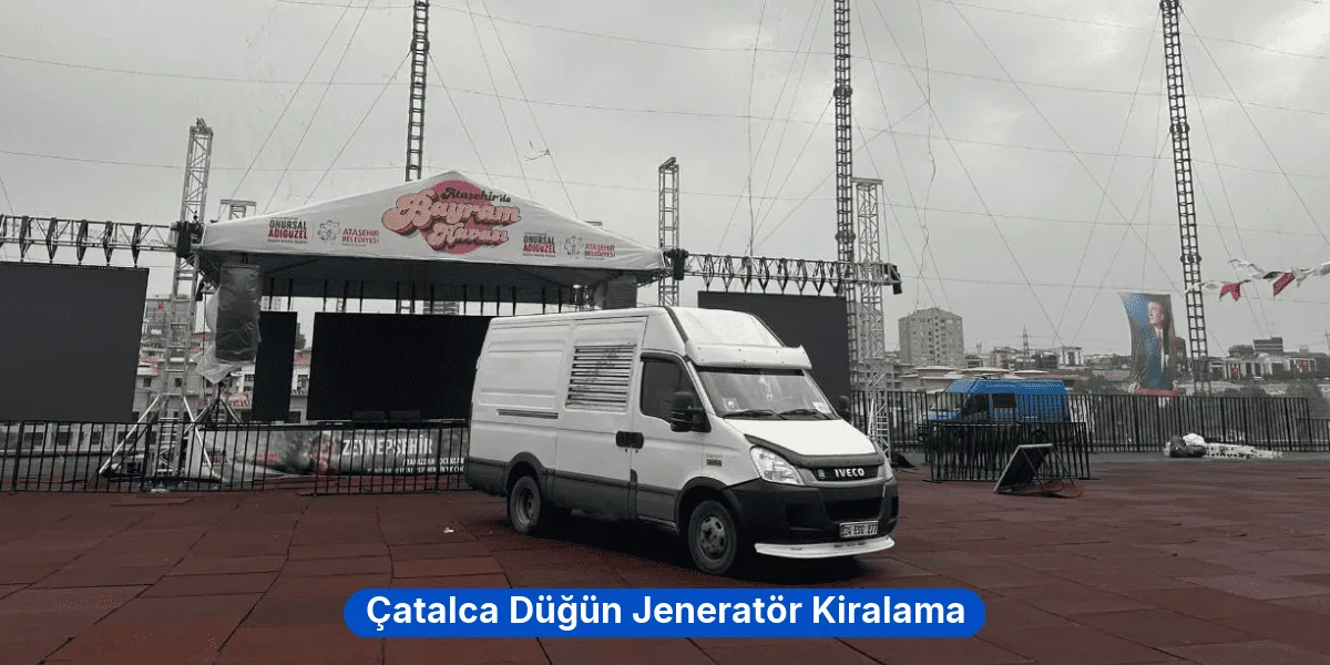 Çatalca Düğün Jeneratör Kiralama
