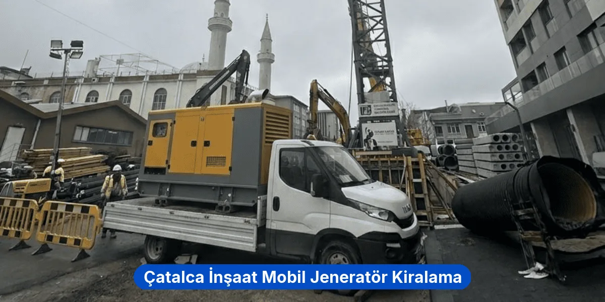 Çatalca İnşaat Mobil Jeneratör Kiralama